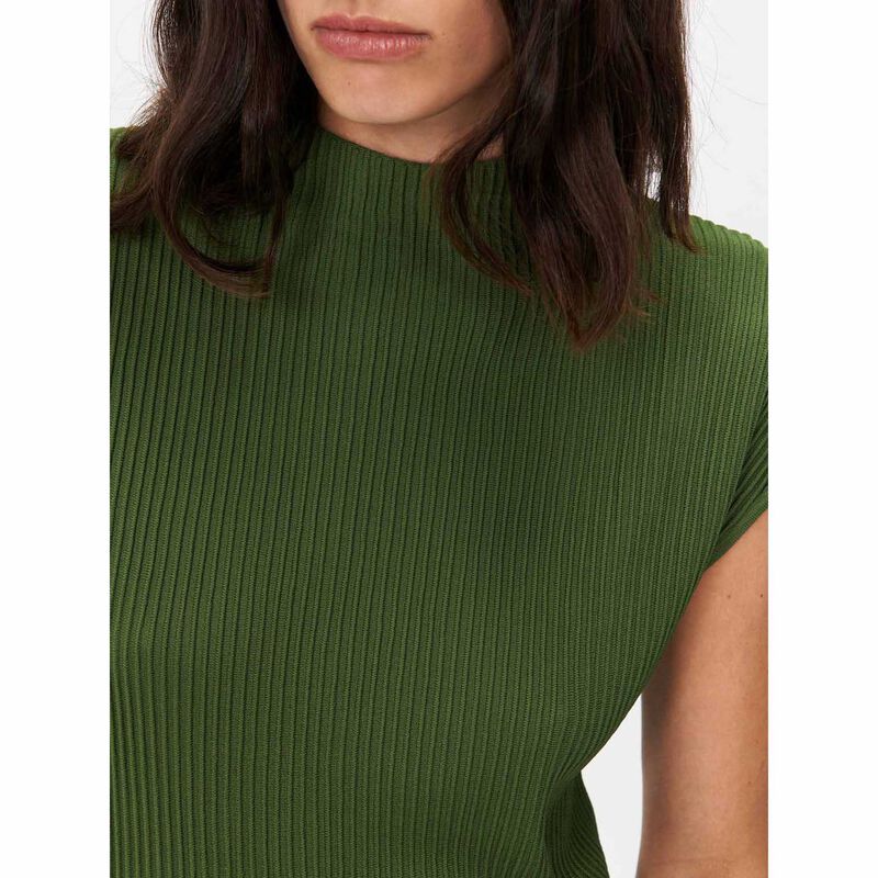 Veronika Maine Funnel Neck Ottoman Knit image number 6
